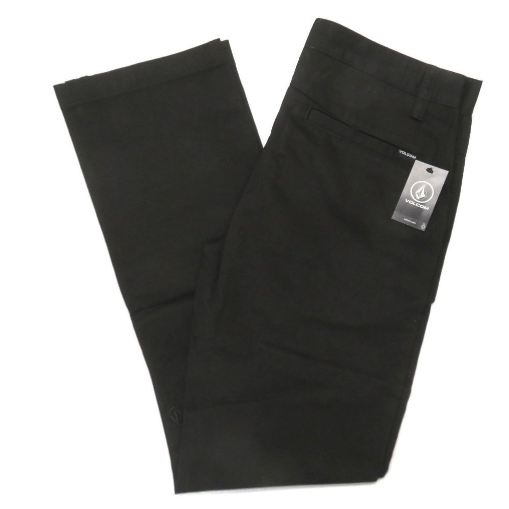 Volcom Vmonty Chino Pants Mens 30 x 30 Black New